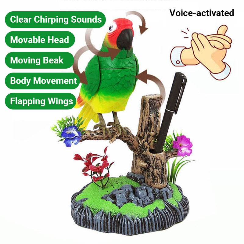 🐦Voice-Activated Chirping Bird Interactive Toy