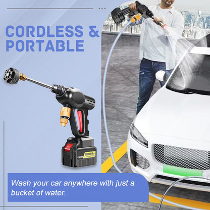 🚗 Portable High-Pressure Car Washer – 1500W Motor, Adjustable Spray Modes & Lightweight Design for Home and Auto Use 💦