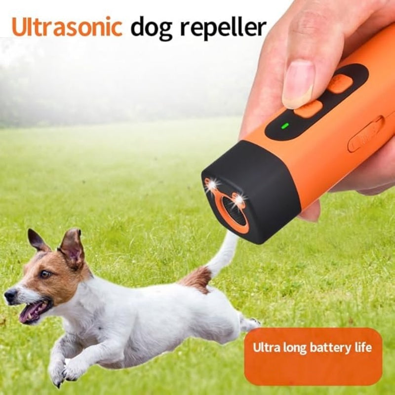 🐕🐾 Ultrasonic Dog Bark Deterrent – Humane & Effective, One-Button Correction for Dogs/Cats, Safe & Portable 🔇