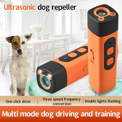 🐕🐾 Ultrasonic Dog Bark Deterrent – Humane & Effective, One-Button Correction for Dogs/Cats, Safe & Portable 🔇
