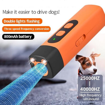 🐕🐾 Ultrasonic Dog Bark Deterrent – Humane & Effective, One-Button Correction for Dogs/Cats, Safe & Portable 🔇