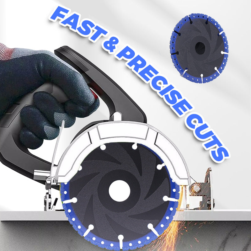 Diamond grinding wheel for cutting metal