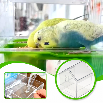 Pull-Out External Parrot Feeder
