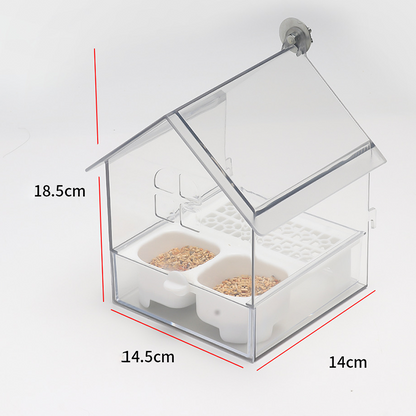 Pull-Out External Parrot Feeder