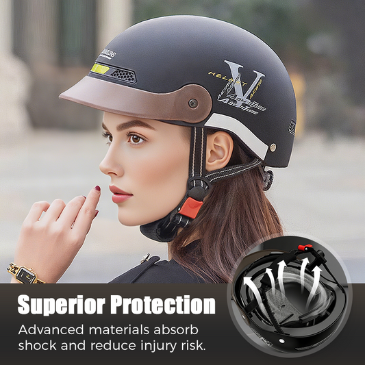 🛡️Breathable Lightweight Crash-Resistant Motorcycle Helme
