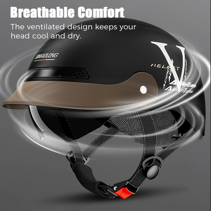 🛡️Breathable Lightweight Crash-Resistant Motorcycle Helme
