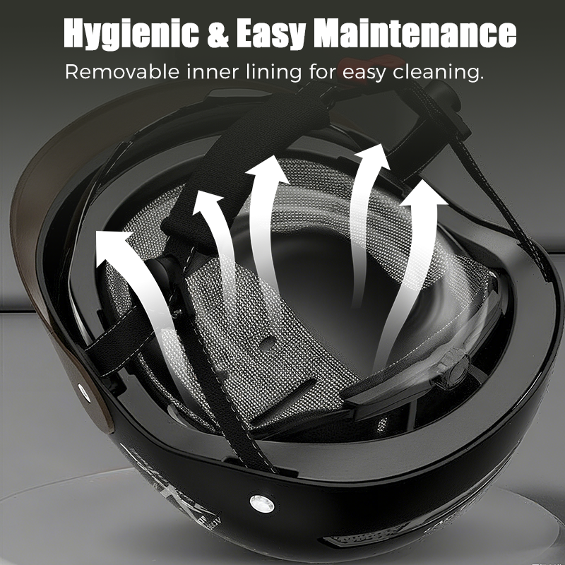 🛡️Breathable Lightweight Crash-Resistant Motorcycle Helme