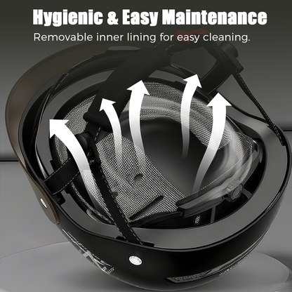 🛡️Breathable Lightweight Crash-Resistant Motorcycle Helme