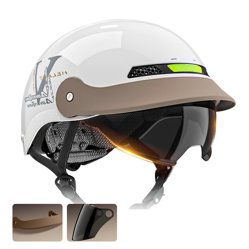 🛡️Breathable Lightweight Crash-Resistant Motorcycle Helme