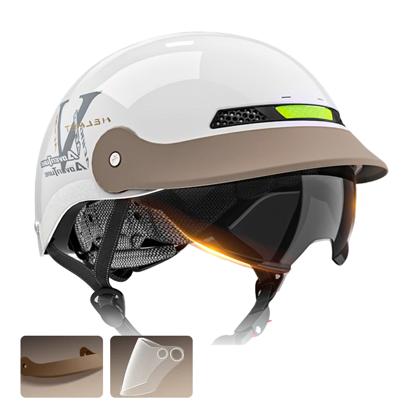 🛡️Breathable Lightweight Crash-Resistant Motorcycle Helme