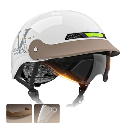 🛡️Breathable Lightweight Crash-Resistant Motorcycle Helme