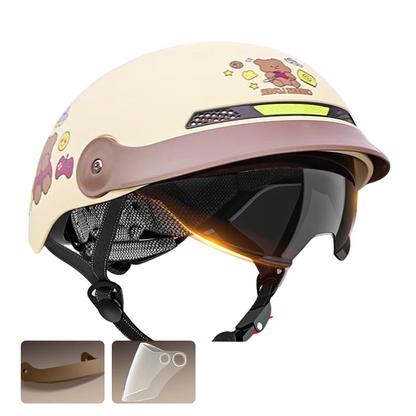 🛡️Breathable Lightweight Crash-Resistant Motorcycle Helme