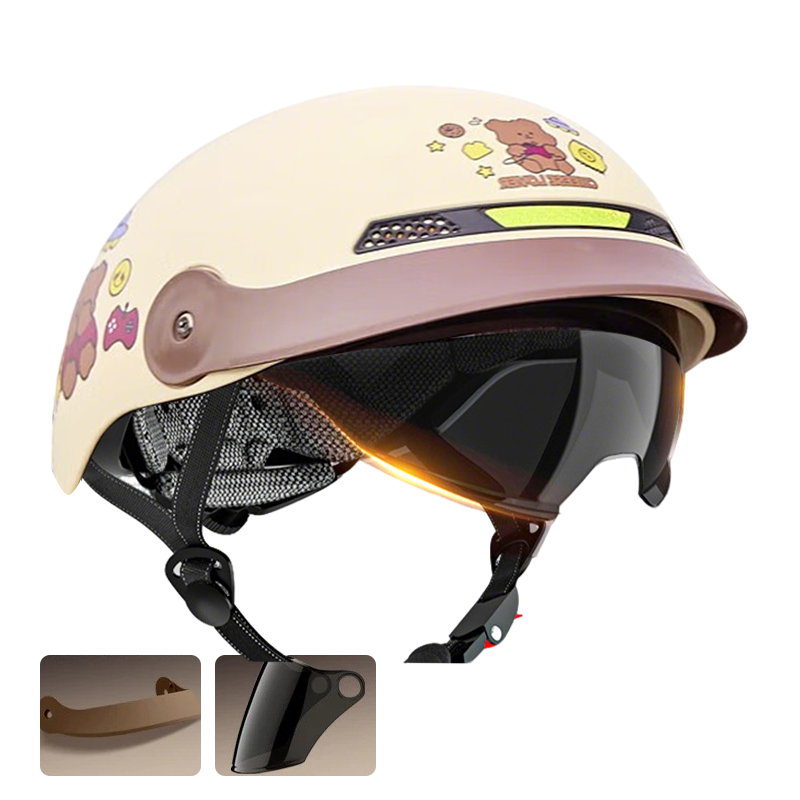 🛡️Breathable Lightweight Crash-Resistant Motorcycle Helme