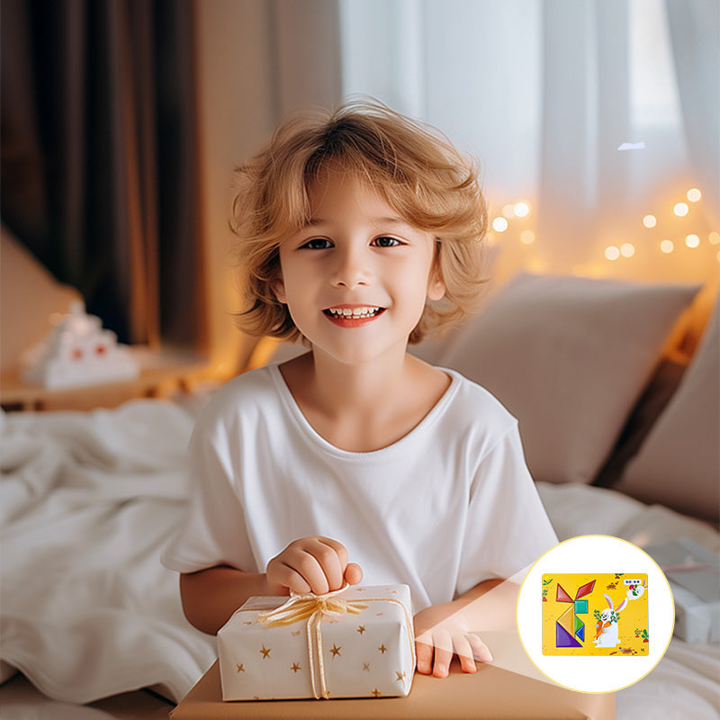 Magnetic Travel Tangram Puzzle for Kids