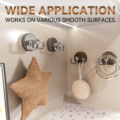 Multi-Functional Wood Grain Suction Cup Hook