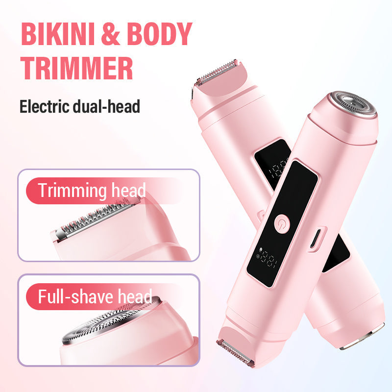 Electric Dual-Head Bikini & Body Trimmer
