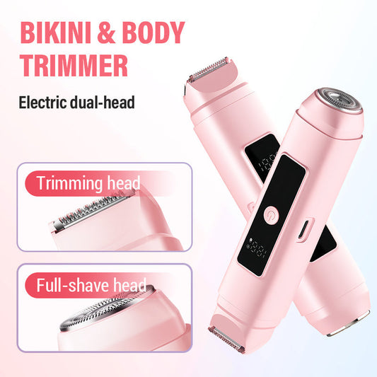 Electric Dual-Head Bikini & Body Trimmer