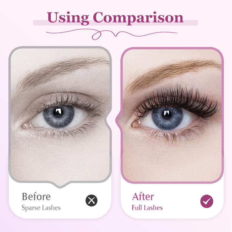 Double-Ended Waterproof Mascara for Volume & Length