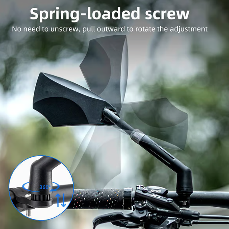 360° Adjustable Handlebar Bike Mirror