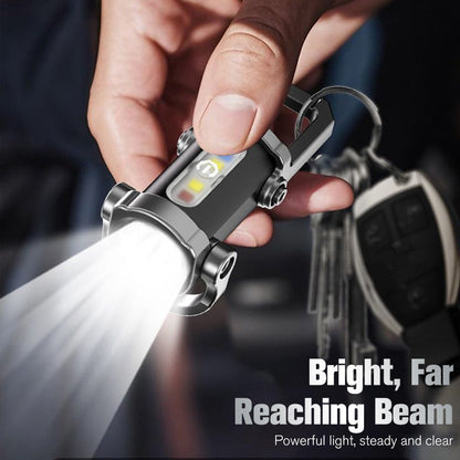 🔦 Rechargeable Keychain Flashlight – 300 Lumens, USB-C Charging & Compact, Unbreakable Design for EDC