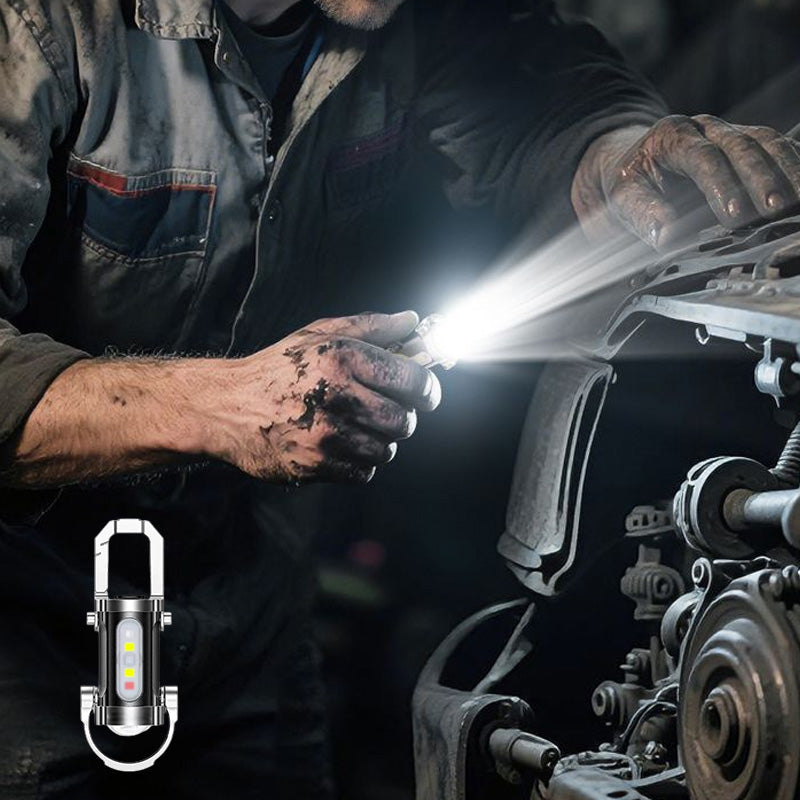 🔦 Rechargeable Keychain Flashlight – 300 Lumens, USB-C Charging & Compact, Unbreakable Design for EDC