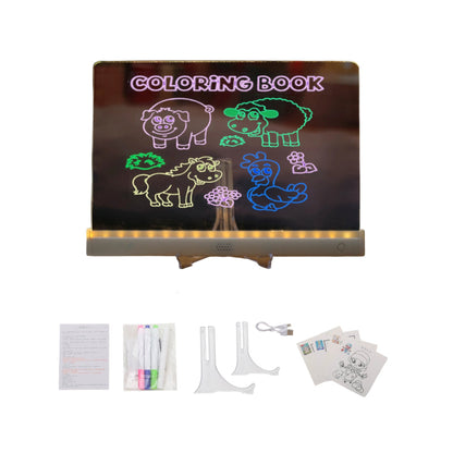 🎉Children's Light-Up Drawing Board DIY Set