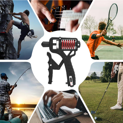 Adjustable Hand Grip Strengthener - Build Forearm Strength & Relieve Wrist Pain, 5 Resistance Levels for Home/Gym Use