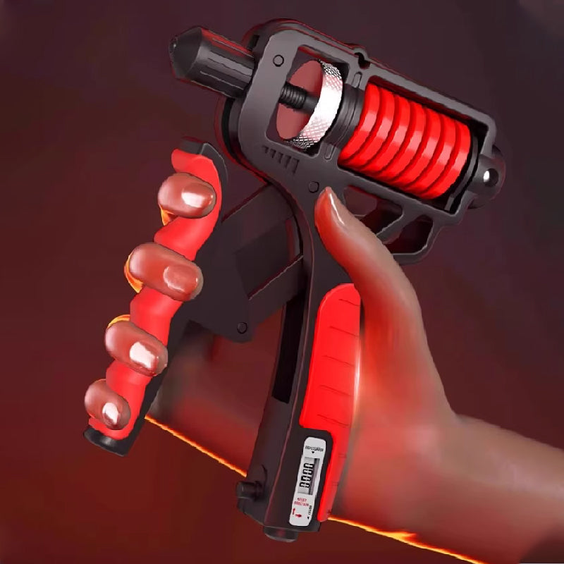 Adjustable Hand Grip Strengthener - Build Forearm Strength & Relieve Wrist Pain, 5 Resistance Levels for Home/Gym Use
