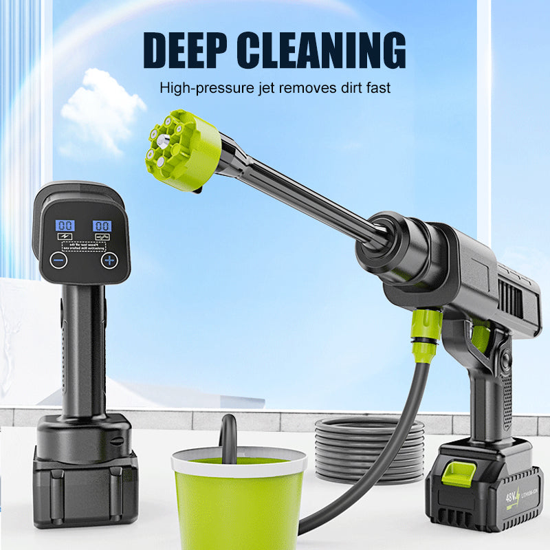 💦Handheld Portable Cordless Pressure Washer Gun