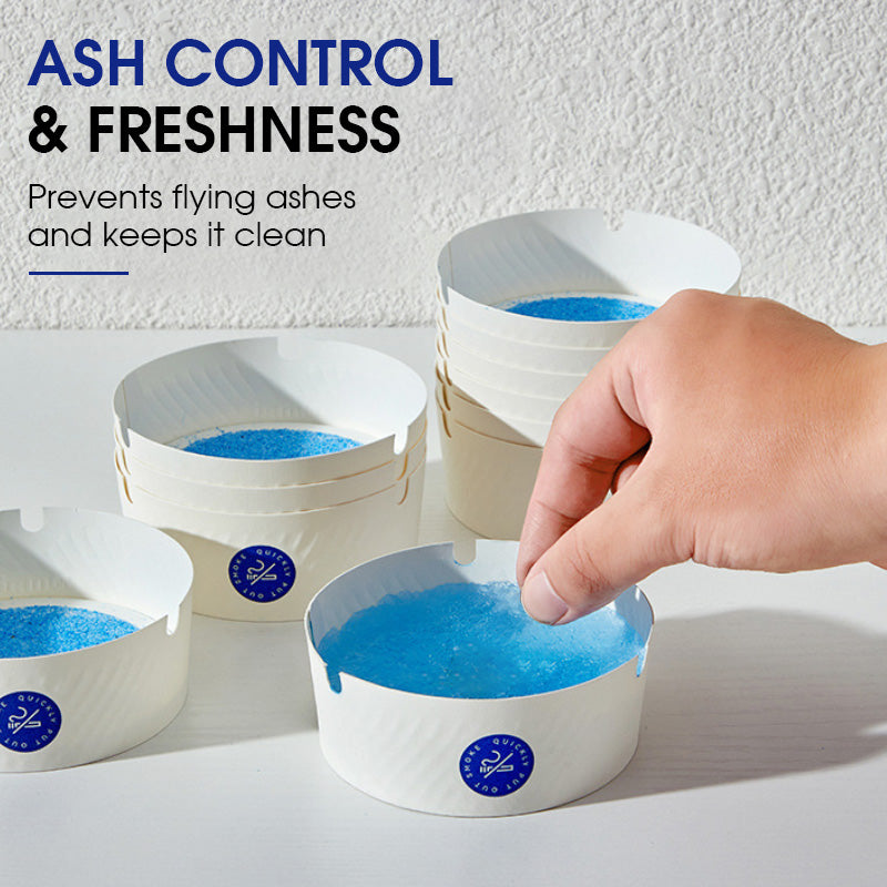 🔥Disposable Ashtrays with Ash Absorbing Gel🔥