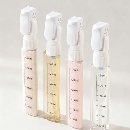 🧴4-in-1 Travel Dispenser Bottles – Leak-Proof, Refillable