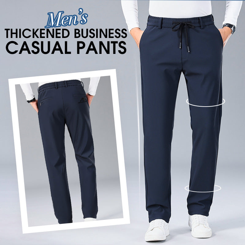 Men's Thickened Business Casual Pants