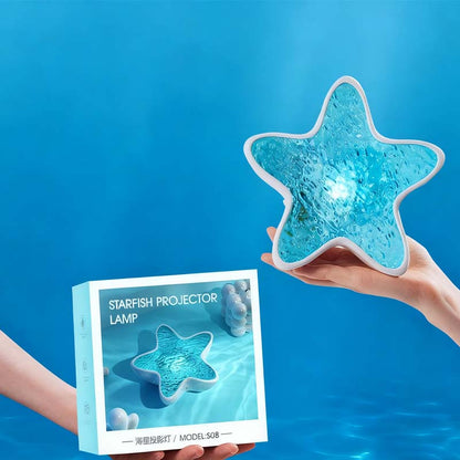 ⚡Free Shipping🔥Multi-color adjustment Hot selling atmosphere room decoration starfish wave projection lamp