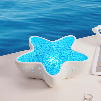 ⚡Free Shipping🔥Multi-color adjustment Hot selling atmosphere room decoration starfish wave projection lamp