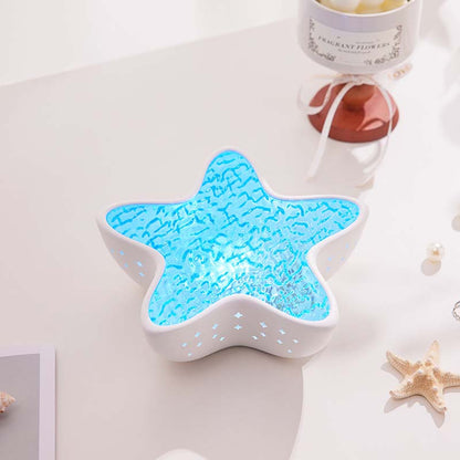 ⚡Free Shipping🔥Multi-color adjustment Hot selling atmosphere room decoration starfish wave projection lamp