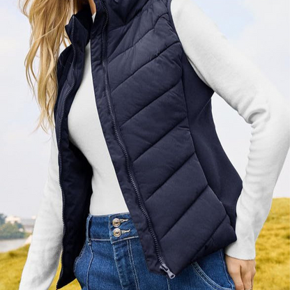 Women's Warm Stand Collar Vest | Casual Daily Layering Essential ✨