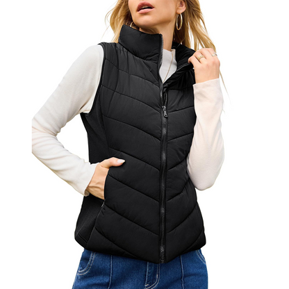 Women's Warm Stand Collar Vest | Casual Daily Layering Essential ✨
