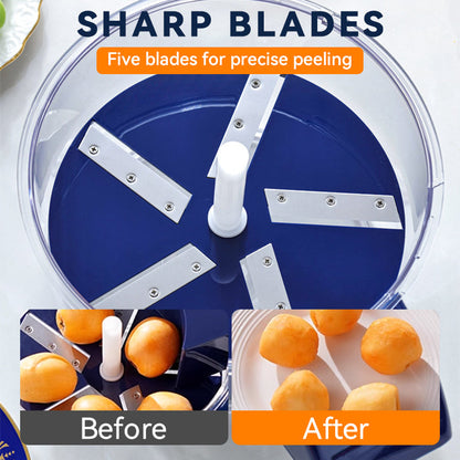 🍇Transparent Electric Fruit and Vegetable Peeler🧄