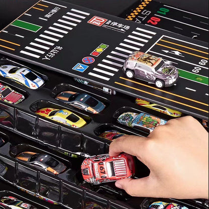 🎅Christmas promotion 50% OFF🎁48 Mini Pull-Back Cars with Built-In Garage Set