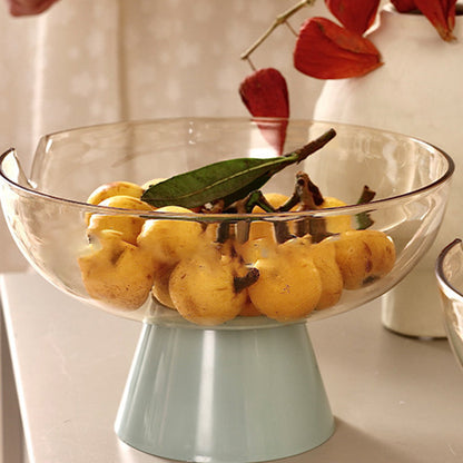 Durable transparent drain fruit bowl
