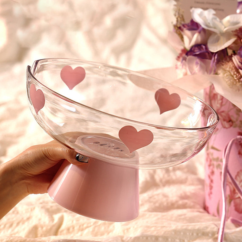 Durable transparent drain fruit bowl