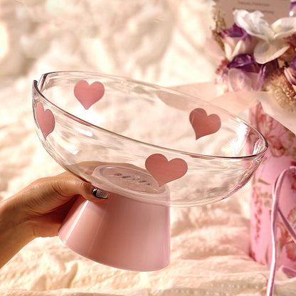 Durable transparent drain fruit bowl