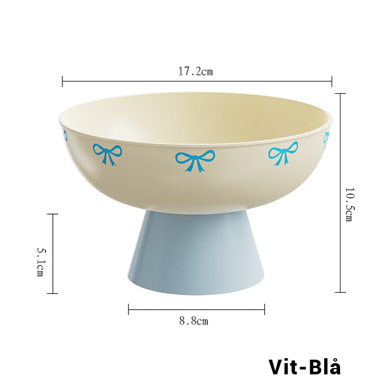 Durable transparent drain fruit bowl