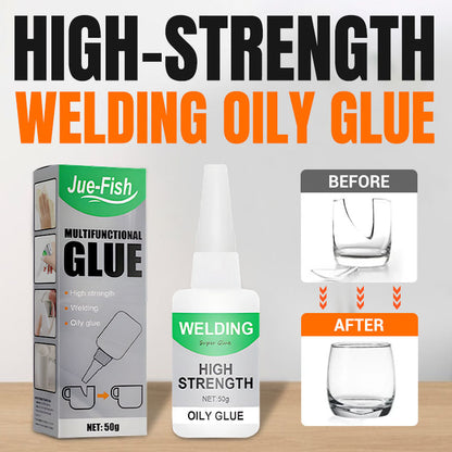 🛠️No tools. No drilling. Just glue！Welding High-Strength Oily Glue