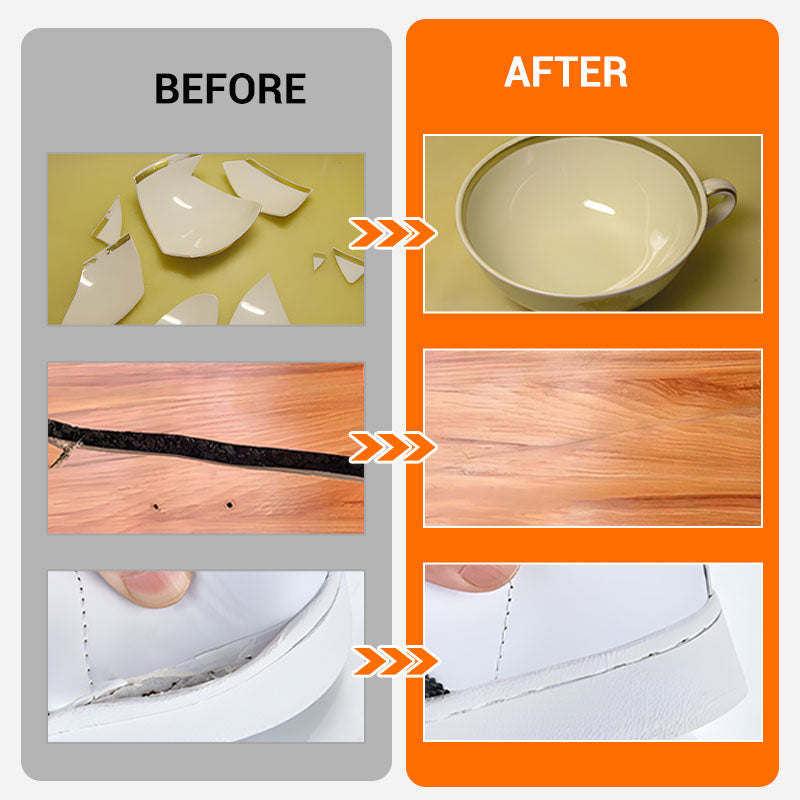🛠️No tools. No drilling. Just glue！Welding High-Strength Oily Glue