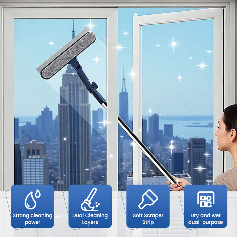 High-Rise Exterior Window Cleaning Squeegee