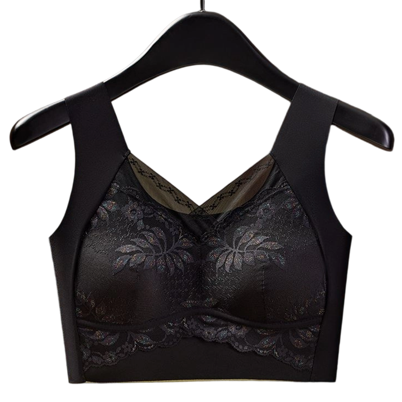 Lace Seamless Vest-Style Bra
