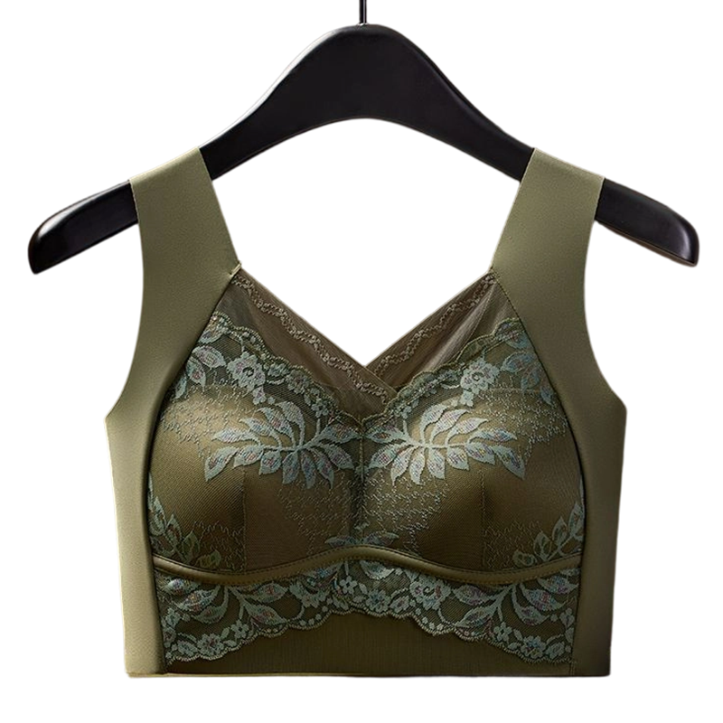 Lace Seamless Vest-Style Bra