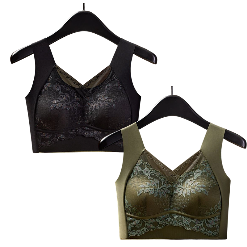 Lace Seamless Vest-Style Bra
