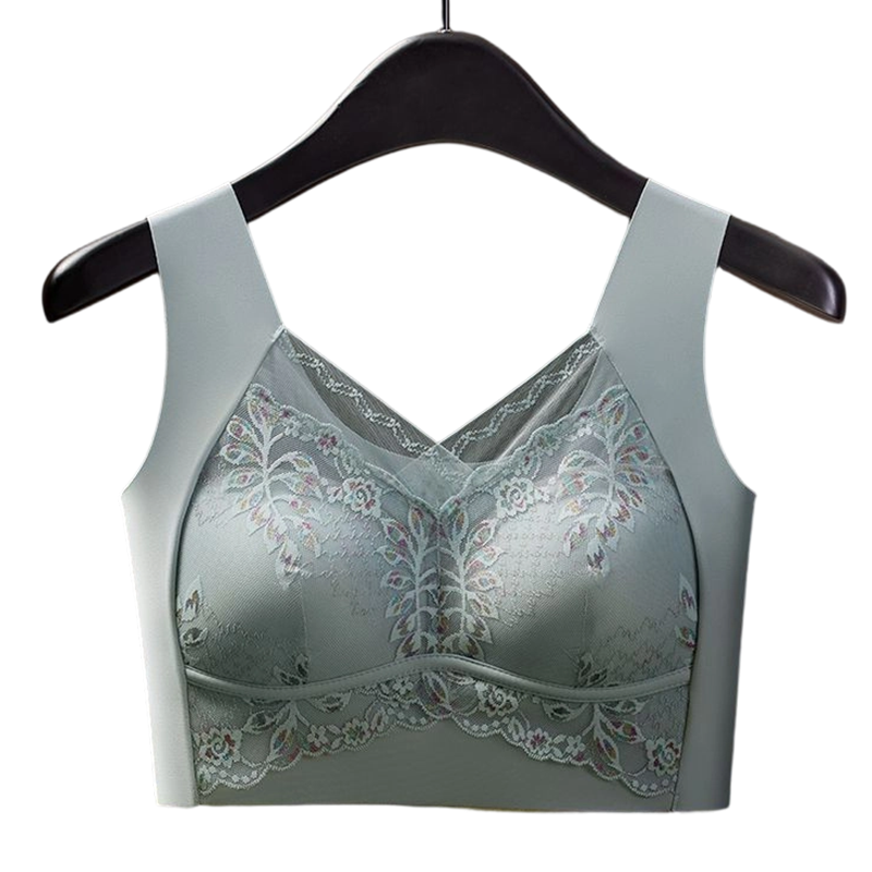 Lace Seamless Vest-Style Bra